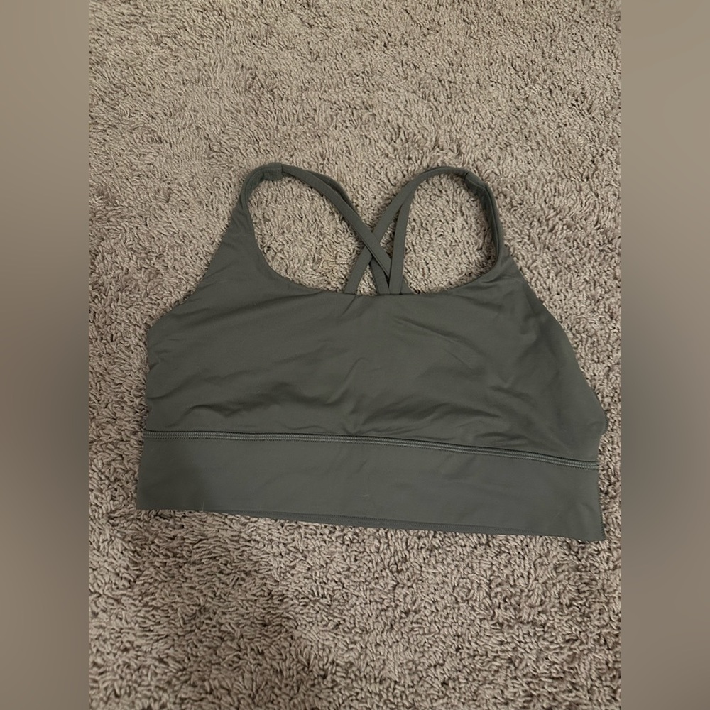 Lululemon Sports Bra Size 10 Green